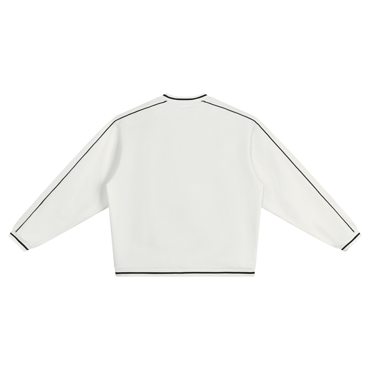 Slot Line V-Neck - White