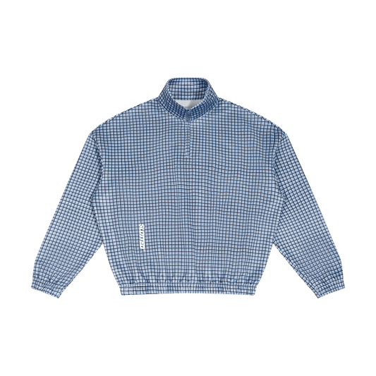 Unisex Plaid Quarter-Zip Sweatshirt