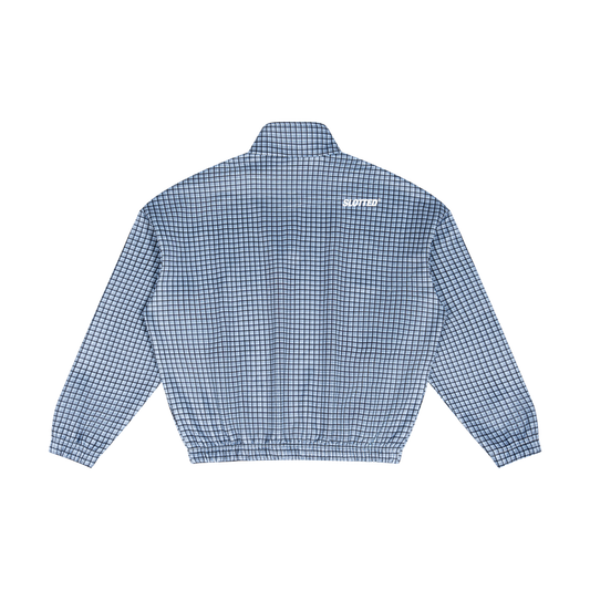 Unisex Plaid Quarter-Zip Sweatshirt