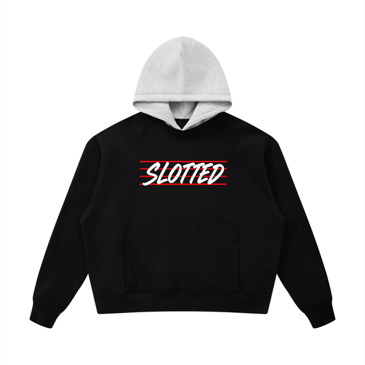 Red Stripe Slotline Hoodie