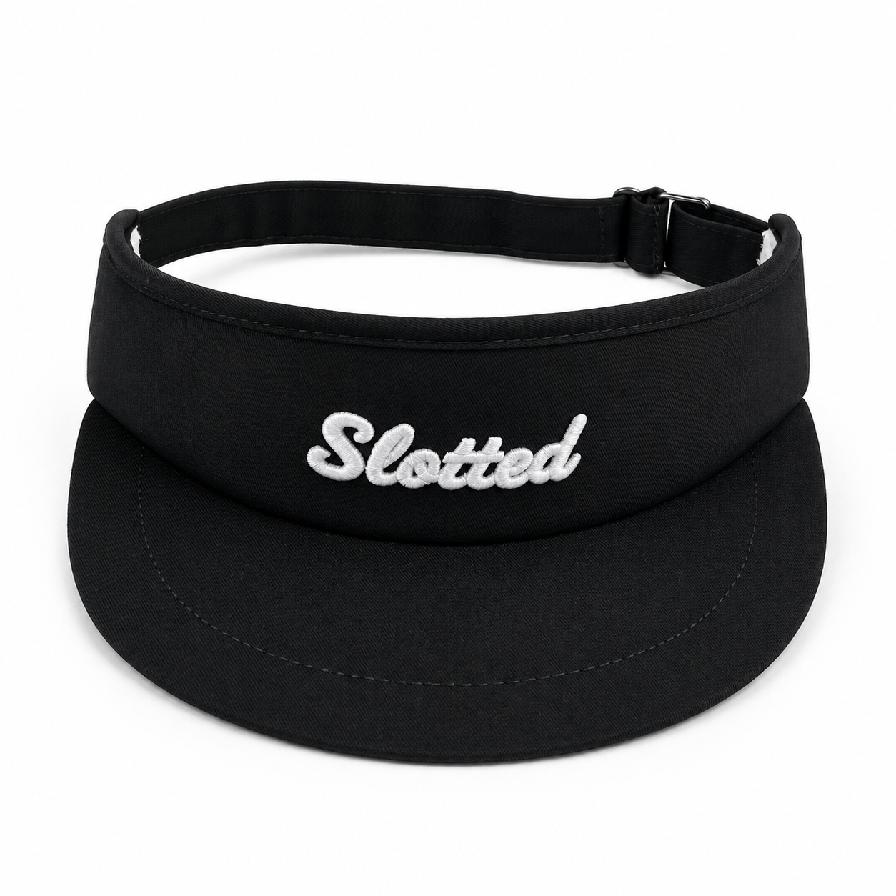 Black Slotted Visor