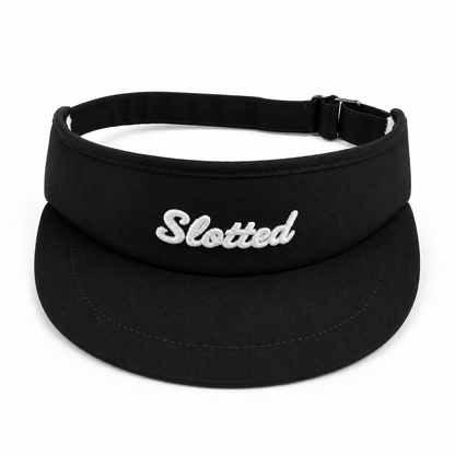 Black Slotted Visor