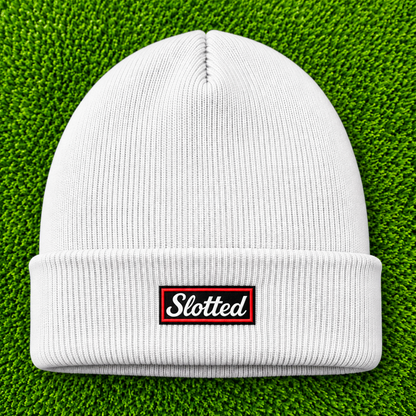 Slotted Patch Beanie