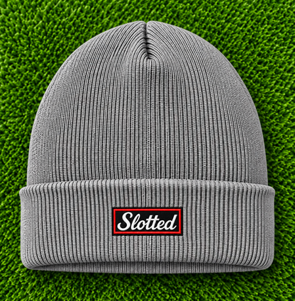 Slotted Patch Beanie