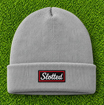 Slotted Patch Beanie