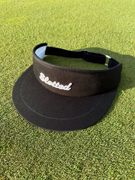 Black Slotted Visor