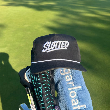 Slotted Cash Piece Hat Black 