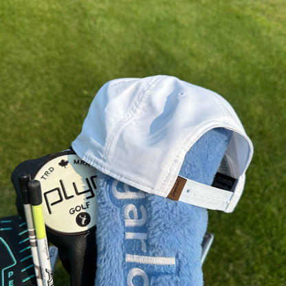 Back of slotted cash piece hat 