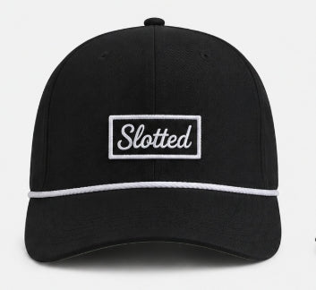 Black and White Slotted Patch