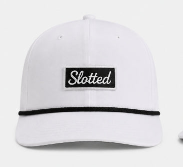 Black and White Slotted Patch