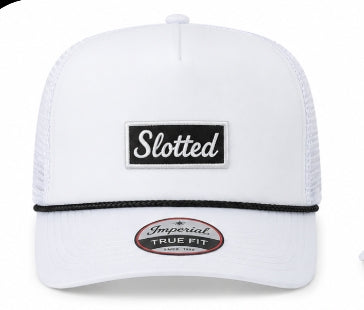Black and White Slotted Patch