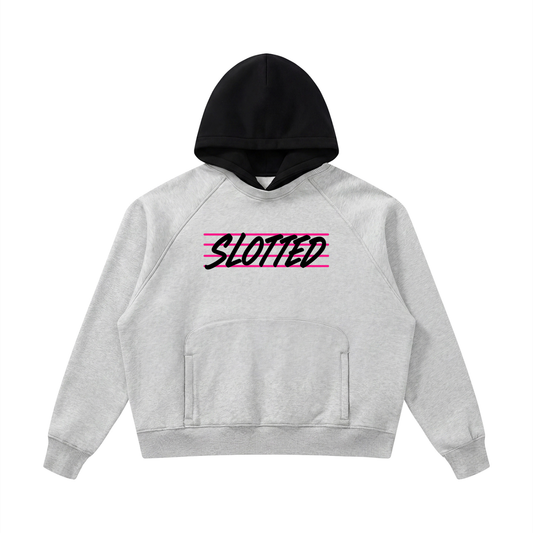 Pink Stripe SlotLine Hoodie